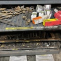 1532762-7 Sheet metal cabinet with drill threading tool