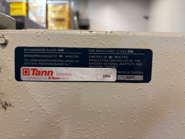 1499768-3 Brandsäkert dokumentskåp - Tann A90