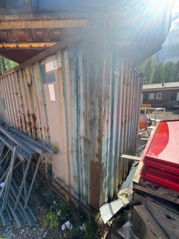 1405814-14 20-fots container med innehåll