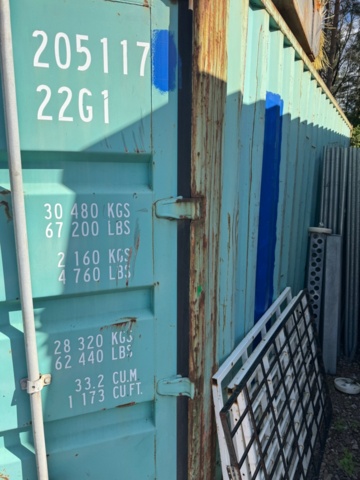 1405815-4 20-fots container