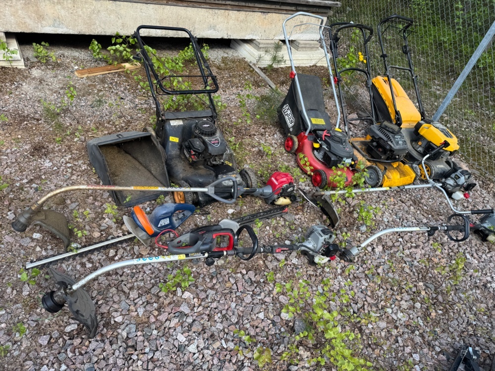 1405821-1 Diverse gräsklippare, trimmers och häcksaxar