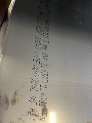 1532773-6 Materialställ med diverse plåtmaterial