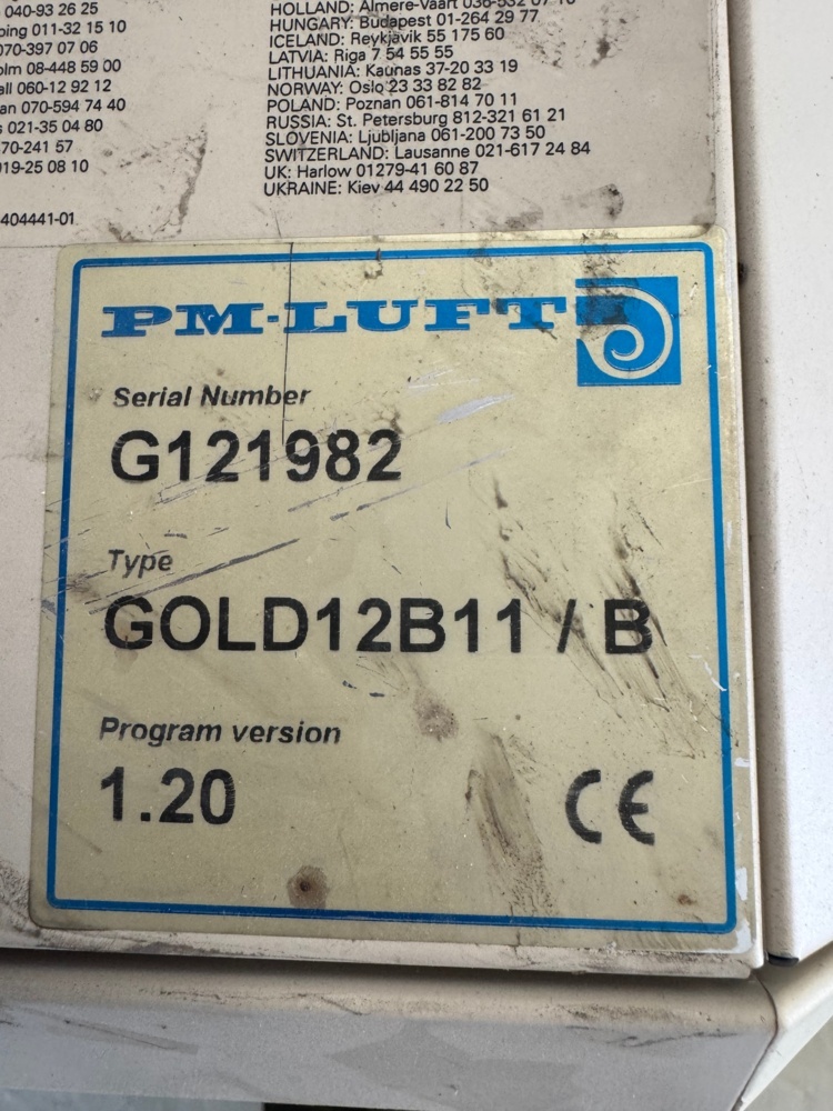 1405825-2 Extract and supply air unit PM-Luft GOLD D12B11/B