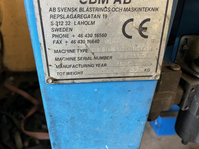 1532781-6 Blästerskåp SBM