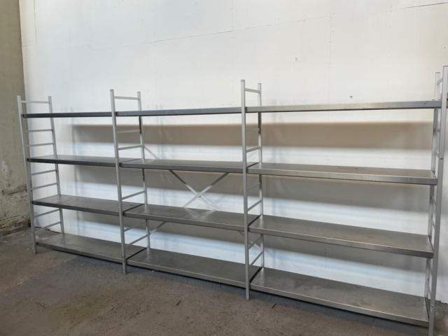 1532608-1 Hyllsystem - rostfritt för kalla fuktiga ytor (3,9 m)