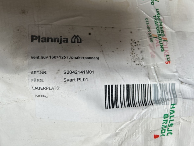1521769-5 Ventilation hood - Plannja Vent.huv