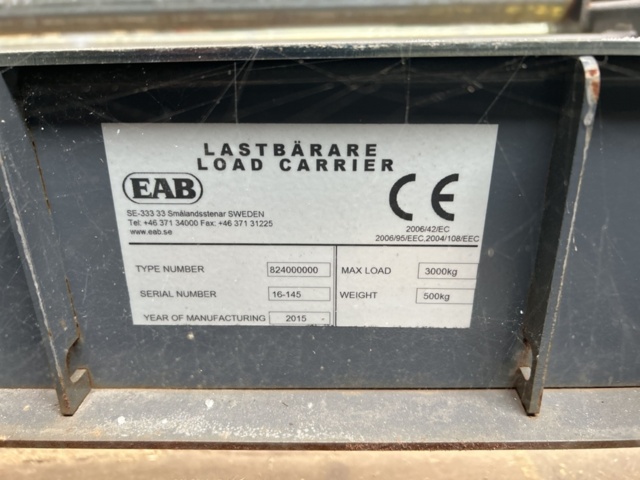 1521770-2 Load carrier with roller conveyor - EAB Type 824000000
