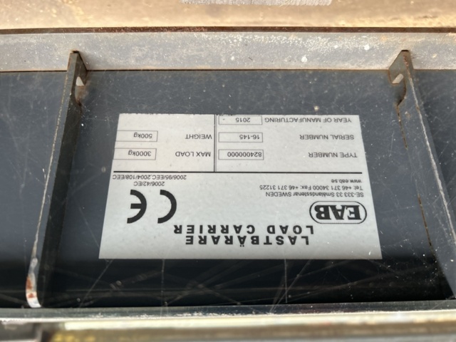 1521770-3 Load carrier with roller conveyor - EAB Type 824000000