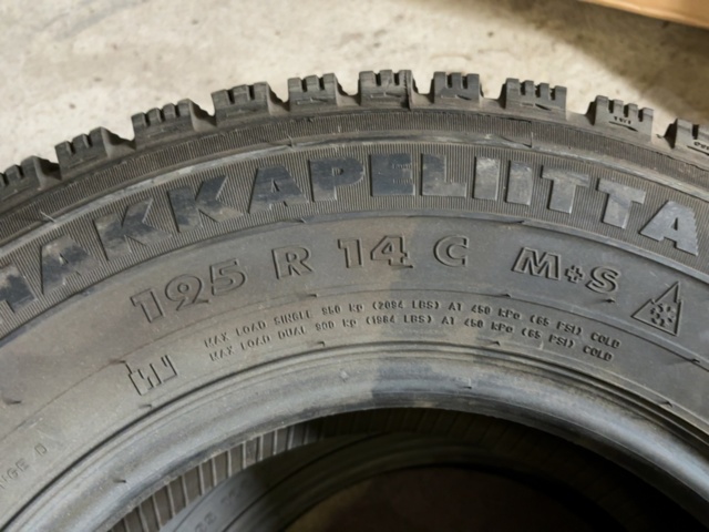 1499852-3 Winter tires - Nokian Hakkapeliitta C3 - 195 R14C