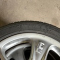 1499856-3 Summer tires on aluminum rims 4 pcs - Porsche