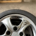 1499856-5 Summer tires on aluminum rims 4 pcs - Porsche