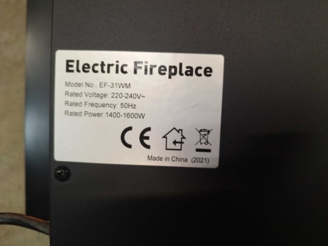 1529657-4 Electric fireplace - Electric Fireplace