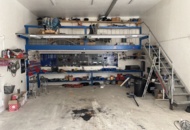1505933 Site-built mezzanine floor for dismantling