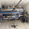 1505933-7 Site-built mezzanine floor for dismantling