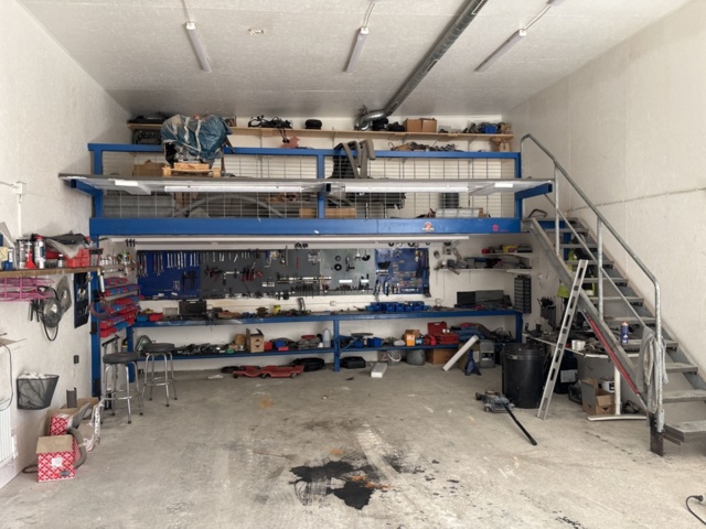 1505933-7 Site-built mezzanine floor for dismantling