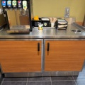 1532901-1 Serveringsstation med avfallsinkast