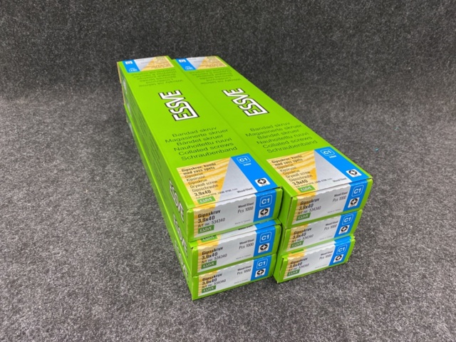 1526306-1 6000 st Bandad gipsskruv 3.9x40mm, Essve
