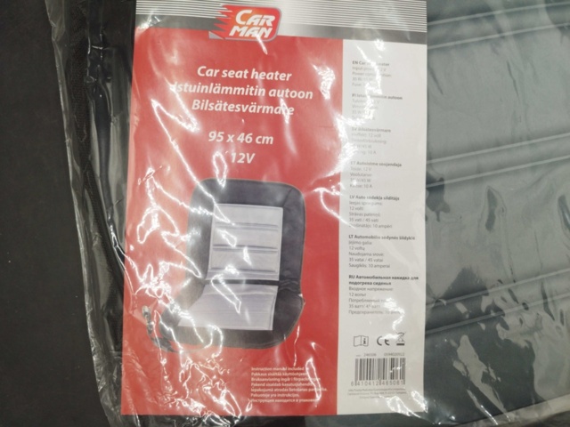 1532305-5 Car Man, Car seat heater 12V 95x46 cm - 7 pcs