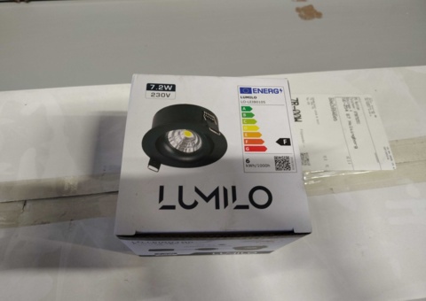 Downlights 10 pcs., Lumilo, LED 7.2W, 230V