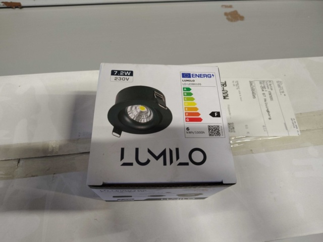 1533567-1 Downlights 10 st, Lumilo, LED 7,2W, 230V