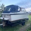 1458063-4 Motor boat with trailer - Swemax 750