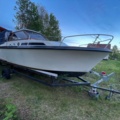 1458063-2 Motor boat with trailer - Swemax 750