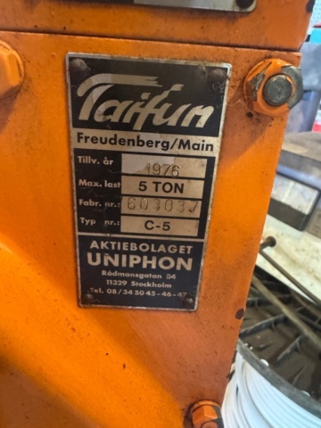 1405865-6 5 tons domkraft / maskindomkraft