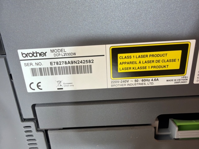 1533616-4 Brother printer, DCP-L2530DW