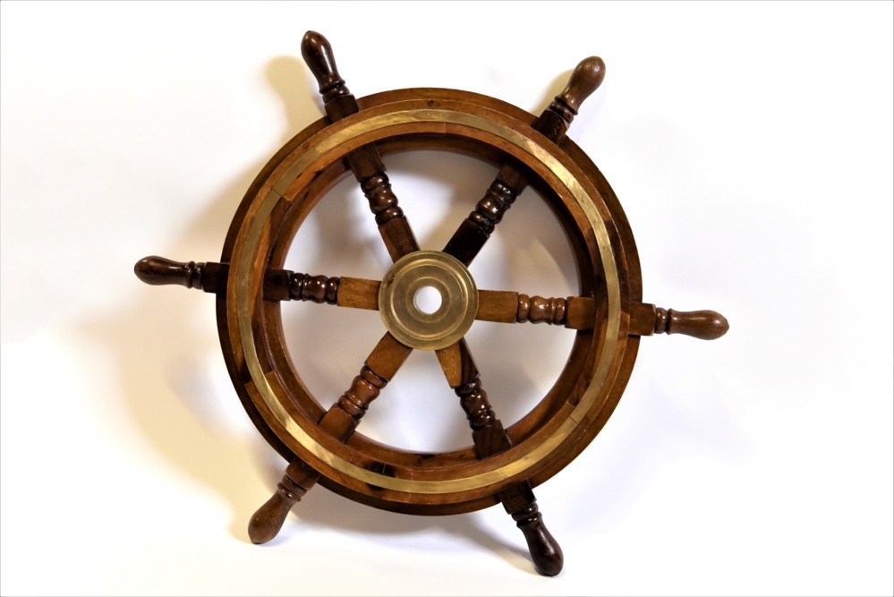 1532503-1 Ship's steering wheel for shipping Ø 46 cm