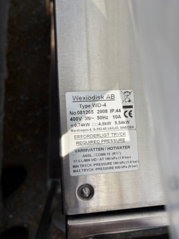1491547-3 Diskmaskin / Grovdiskmaskin Wexiödisk WD-4