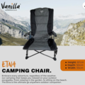 1529066-3 Campingstol - Vanilla Leisure, Etna, värmefunktion