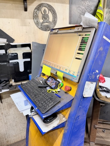 1533655-8 CNC plasma cutting system with extraction - MicroStep PLS 6001 / Kjellberg HiFocus 360i