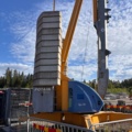 1524725-11 Självresande tornkran med dolly/vagn - Potain Igo 50 -2014