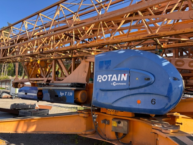 1524726-4 Självresande tornkran med radiostyrning - Potain IGO T130 -2012
