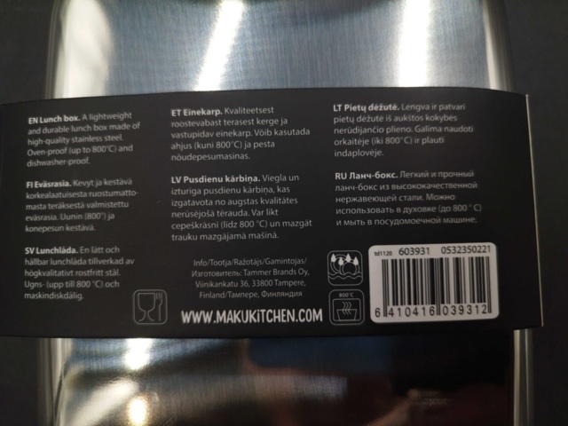 1532310-3 Lunchlådor och magnetiska dricksglas - Maku, Silwy