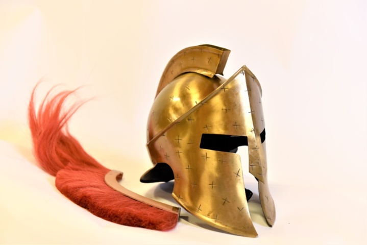 1532556-1 Handgjord Hjälm Romersk/Spartansk Legionidas