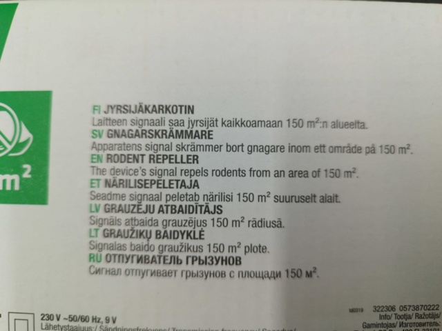 1532314-8 Skadedjursskrämmare, skohylla och vägghylla - Tarmo, Confortime, 4Living