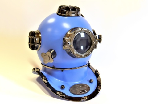 Diving Helmet Replica Blue - US Navy Mark V