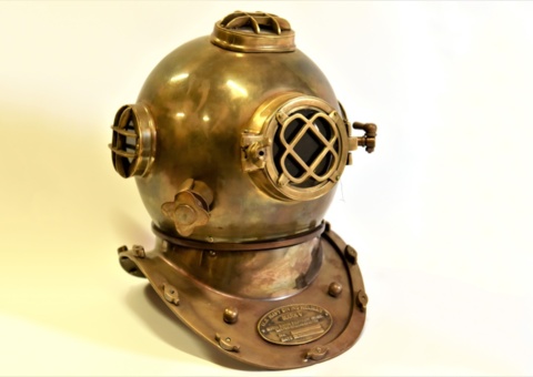 Diving Helmet Replica Brass - US Navy Mark V