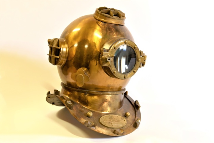 1532596-1 Dykarhjälm Replica Antikt Utseende - US Navy Mark V