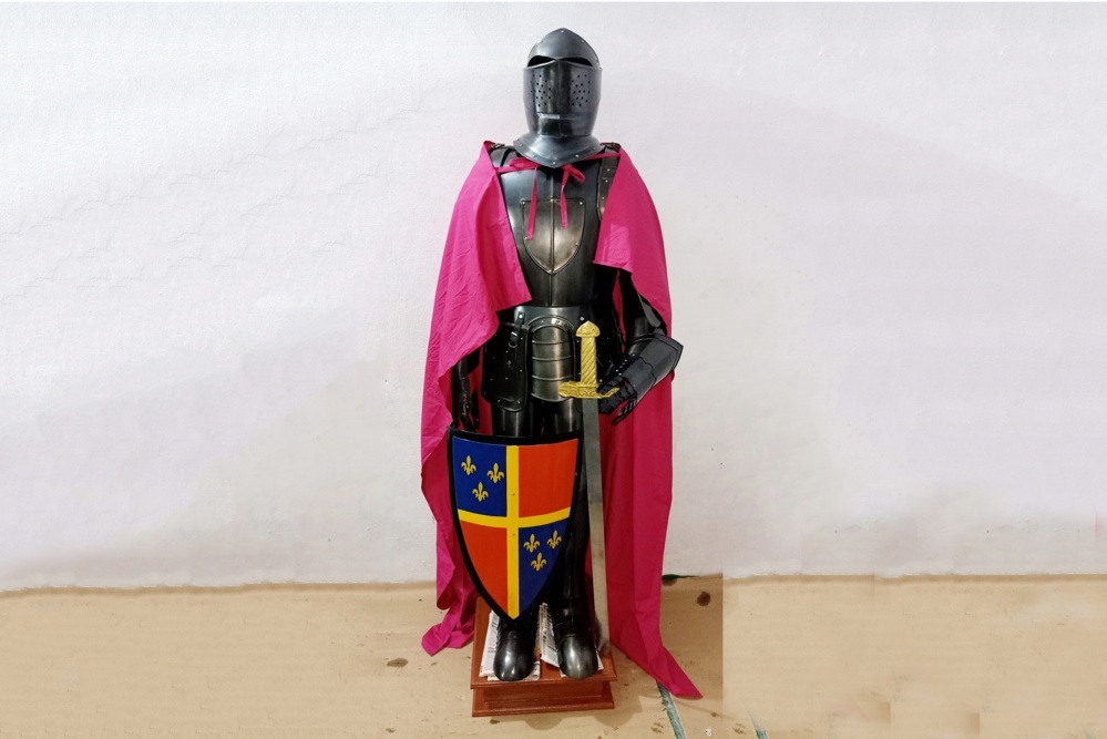 1532702-1 Handmade Medieval Armor - Black Knight