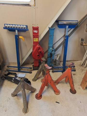 1485275-1 Maskindomkrafter, garagedomkraft, pallbockar och rullbockar