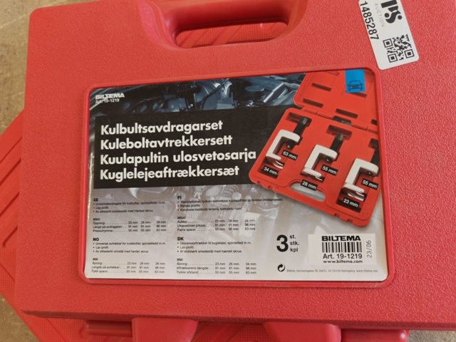 1485287-4 Verktygssatser för broms-, chassi- och karosseriarbete - Biltema