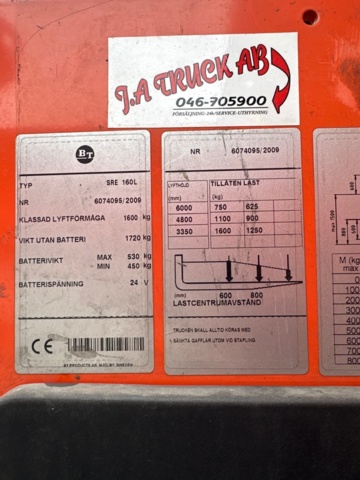 1519636-13 BT skjutstativtruck