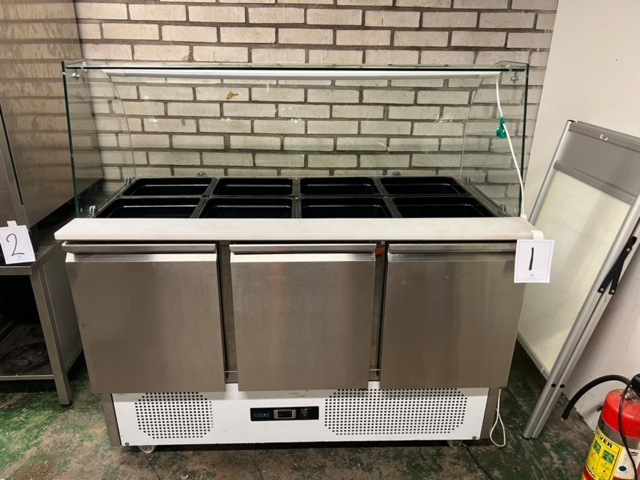 1533831-1 Display fridge with cooling well - Adexa