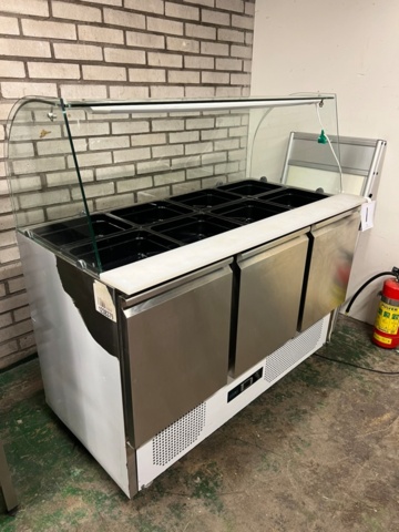 1533831-2 Display fridge with cooling well - Adexa