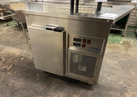 Refrigerated counter with cooling channel - Kema Blue Line