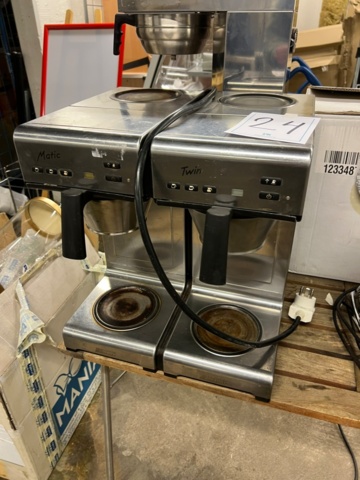 Kaffebryggare med tillbehör - Bravilor Bonamat Matic Twin och Crem