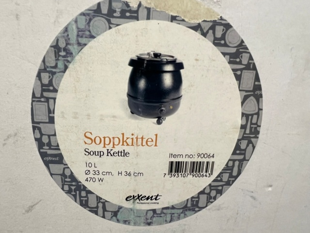 1533852-2 Soppvärmare 10 liter - Exxent