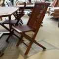 1525398-3 Teakbord och stolar 4 st